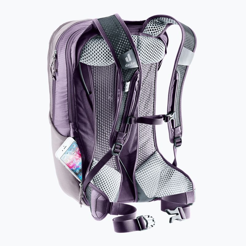 Kerékpáros hátizsák deuter Race Air 14 + 3 l lavender/purple 13